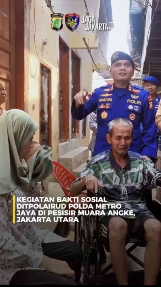 Ditpolairud Polda Metro Jaya Gelar Baksos di Kali Adem, Bagikan Bantuan Untuk Kesejahteraan Warga